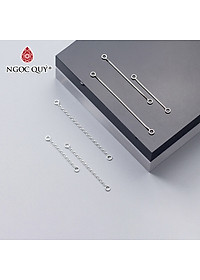 Charm bạc dây xích trang trí - Ngọc Quý Gemstones