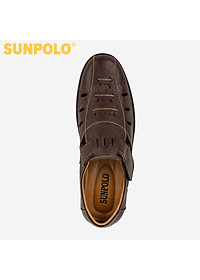 Giày Rọ Nam Da Bò SUNPOLO STA680 (Đen, Nâu)