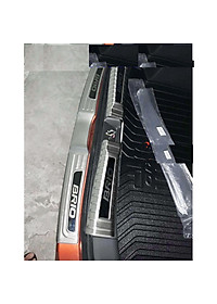 Bộ ốp chống trầy Cốp INOX dành cho xe Honda Brio - Bên ngoài