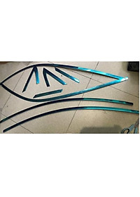 BỘ NẸP VIỀN CONG KÍNH INOX XE HYUNDAI i10 SEDAN-2019