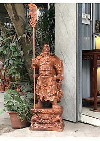 TƯƠNG QUAN CÔNG TRẤN ẢI BẰNG GỖ HƯƠNG ĐÁ KT CAO 70×26×16CM