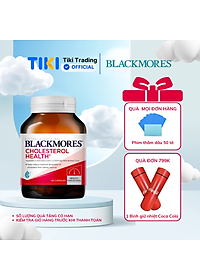 Viên Uống Hỗ Trợ Giảm Cholesterol Ngăn Ngừa Bệnh Tim Mạch Blackmores Cholesterol Health Lọ 60 Viên