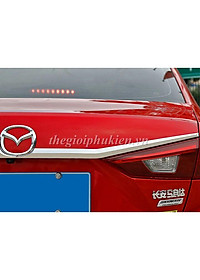 Ốp trang trí tay mở cốp sau Mazda 3 2015-2018 mạ Crom cao cấp