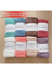 Khăn Tắm Gội Đầu Lau Mặt Siêu Thấm Hút, Mềm Mại, Sợi Bông Cao Cấp Mạng Lại Sự Mềm Mịn Ấm Áp Hàng Chính Hãng TOKDODO