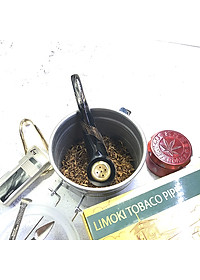 Tẩu Thuốc Limoki Chạm Rồng Á Đông Đen Cao Cấp – Mã TTLCC-06