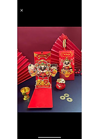 ⭐ XẤP 6 BAO LÌ XÌ 3D TẾT 2026 – MÀU ĐỎ ĐỘC LẠ – THỦ CÔNG TINH XẢO ⭐