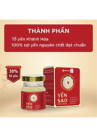 Yến sào Nam Dược lọ 70ml tổ yến chưng đường phèn bồi bổ, tăng sức đề kháng, giảm mệt mỏi