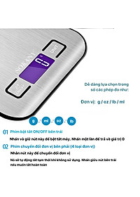 Cân tiểu ly 5kg Sokany SK-19026 màu bạc, chống nước, độ chính xác cao  - HÀNG CHÍNH HÃNG - DELIYA