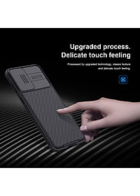 Ốp lưng cho Samsung Galaxy S21 Plus bảo vệ camera chống sốc hiệu Nillkin Camshield chống sốc cực tốt, chất liệu cao cấp, có khung & nắp đậy bảo vệ Camera - hàng chính hãng