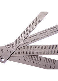 Thước Kẻ thép không gỉ-khắc chìm in màu Baoke