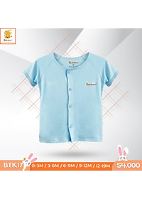 Áo sơ sinh cài giữa ráp lăn vải visco siêu mềm mại cho bé BTK17