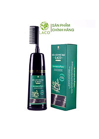 Dầu Gội Phủ Bạc chính hãng Laco Black Hair 200ml giúp tóc đen tự tin sau 9 phút