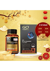 GO GLUCOSAMINE 1-A-DAY 1500mg 30 viên - Viên uống bổ xương khớp nhập khẩu chính hãng GO Healthy New Zealand