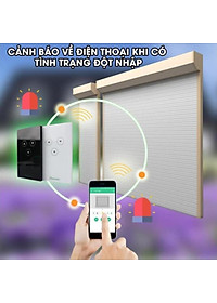 Công Tắc Cửa Cuốn Thông Minh Hunonic Door Trắng│Công tắc điều khiển cửa cuốn từ xa bằng điện thoại -2022
