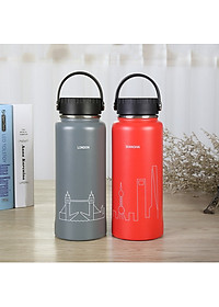 Bình Giữ Nhiệt Lock&Lock Riga Tumbler LHC4160 (897ml) - Hàng Chính Hãng, Bằng Thép Không Gỉ, Có Lưới Lọc Inox - Tặng Kèm Ống Hút Và Cọ Rửa Ống Hút