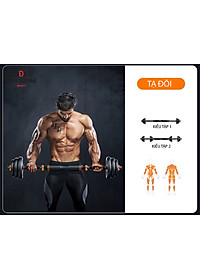 Bộ Tạ Tay Đa Năng Điều Chỉnh 10Kg Composite  6 Trong 1 FED-130210 Cao Cấp Đại Nam Sport