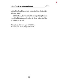 Văn hóa phải soi đường cho quốc dân đi (bản in 2024)