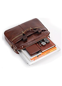 Túi xách nam da bò thật - túi xách nam da bò thật cao cấp ( 15,6")