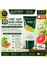 Dầu xã mềm mượt tóc ngăn ngừa chẻ  ngọn cao cấp độc quyền Damode Pink Grapefruit Conditioner chai 170ml