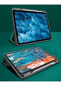 Bao da iPad Air 2020 ( iPad Air 4 ) chính hãng Mutural kèm khay đựng bút