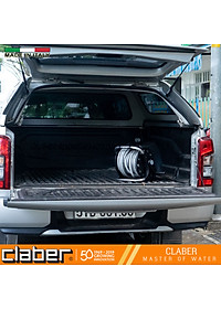 Bộ Vòi Tưới Cây, Vòi Rửa Xe Claber Aquapony Kit 8884, 15 mét, vòi xịt 2 chế độ, 4 khớp nối nhanh, 1 đầu nối vòi nước