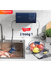 Máy Khử Khuẩn Thực Phẩm Morphy Richards MR2061 Khử Trùng Rau Củ Quả, Thịt Cá Hải Sản, Sục Ozone Rửa Thực Phẩm 2 in 1, Hàng Chính Hãng
