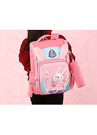 Balo học sinh cấp 1và 2 siêu nhẹ chống gù chống nước cao cấp phong cách mới