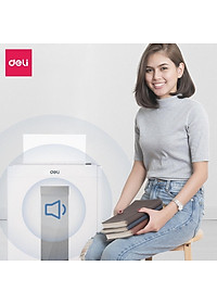 Máy Hủy Tài Liệu 16L Cao Cấp Deli - Máy Huỷ Giấy 16 Lít Phù Hợp Cho Bảo Mật Giấy Tờ Trong Doanh Nghiệp, Văn Phòng, Nhà Trường - Hàng Chính Hãng - ET051