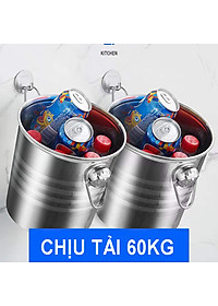 Móc Dán Tường INOX 304 Treo Đồ nặng, Treo Thớt, Nồi Niêu Treo Đồ Đa Năng [CHỐNG NƯỚC, CHỐNG RỈ] Dán Mọi Bề Mặt