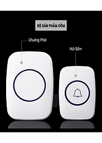 Chuông Cửa Không Dây Thông Minh Teement TM01 , Chống Nước Khoảng Cách Sử Dụng Trong 300M - Hàng Chính Hãng