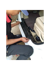 Ốp Bậc Cửa, nẹp bước chân Xe Toyota Vios 2014-2017, 2019- 2022, chất liệu Titan