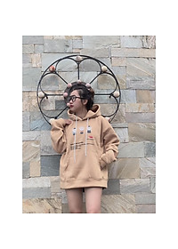 ÁO KHOÁC NỈ HOODIE GẤU NAM NỮ UNISEX - GIN STORE