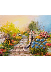 Bộ tranh xếp hình cao cấp 500 mảnh ghép – Lối Hoa