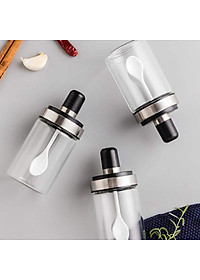 Hũ Đựng Gia Vị Lọ Đựng Gia Vị Kèm Thìa Tiện Lợi Hộp Kèm Thìa Tiện Lợi - Hàng Loại 1 - Chính Hãng MINIIN