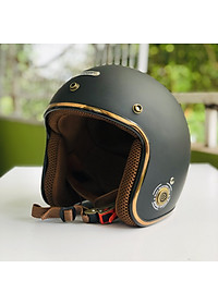 Mũ Bảo Hiểm 3/4 RONA R8 Freesize Vòng Đầu 55-59cm - Hàng Chính Hãng