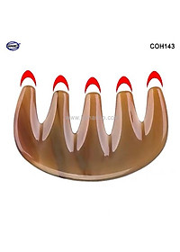 Lược sừng răng thưa thần thánh - COH143 (Size: S - 9cm) Massage đầu giúp lưu thông máu đả thông kinh mạch