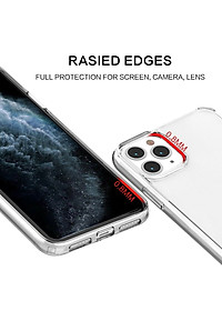 Ốp lưng chống sốc trong suốt cho Phone 13 6.1 inch hiệu Likgus Crashproof giúp chống chịu mọi va đập - hàng nhập khẩu