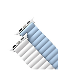 Dây đeo UNIQ Revix Reversible Magnetic Silicone Strap (38/40/41mm) dành cho Apple Watch 1~7/ SE-Hàng chính hãng