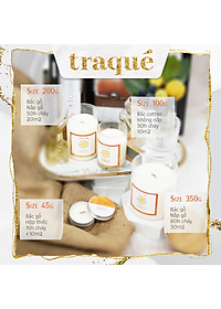 Nến thơm tinh dầu cao cấp không khói an toàn Candle Cup - BOUQUET - M - 200G (CÓ NẮP)