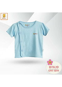 Áo sơ sinh cài lệch tay ngắn vải visco siêu mềm mại cho bé