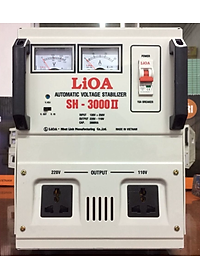 Ổn áp lioa 3kva model SH - 3000II đời mới nhất dây đồng 100%