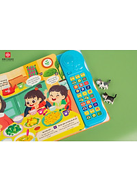 Sách - Sách âm thanh - Bé học nói Phiên bản đặc biệt với 30 nút bấm cho bé 0 - 6 tuổi - Đinh Tị Books