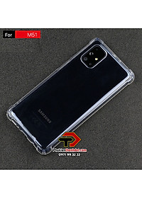 Ốp lưng dẻo trong chống sốc dành cho SamSung Galaxy M51 - Hàng nhập khẩu