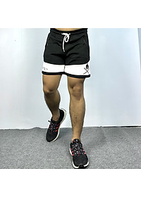 Quần đùi nam tập gym DO GYM SHOP quần ống rộng chất thun poly thoáng mát khi chơi thể thao