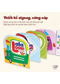 Sách âm thanh Lalalook đồ chơi kích thích thị giác não bộ phát triển cho bé sơ sinh Lalala baby