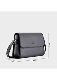 Túi Yuumy ( Thời trang nữ nắp gập dạng hộp size 21 - Túi đeo chéo da Seasand YN155 )