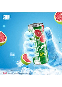 Thùng 12 lon Chill Cocktail mix 10 vị (330ml/lon)