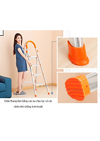 Thang nhôm tay vịn khung INOX Nikita NKT-IN07