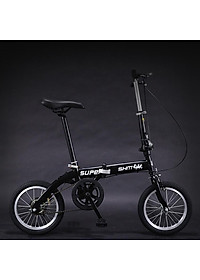 Xe đạp thể thao gấp gọn khung cacbon siêu nhẹ Sanhippo_ Xe đạp điều chỉnh độ cao cho trẻ em và người lớn có trợ lực