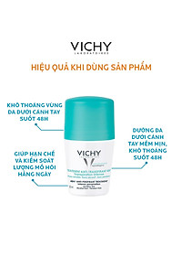 Nơi bán Lăn khử mùi và khô thoáng vùng da dưới cánh tay 48H Vichy Anti - Perspirant 50ml